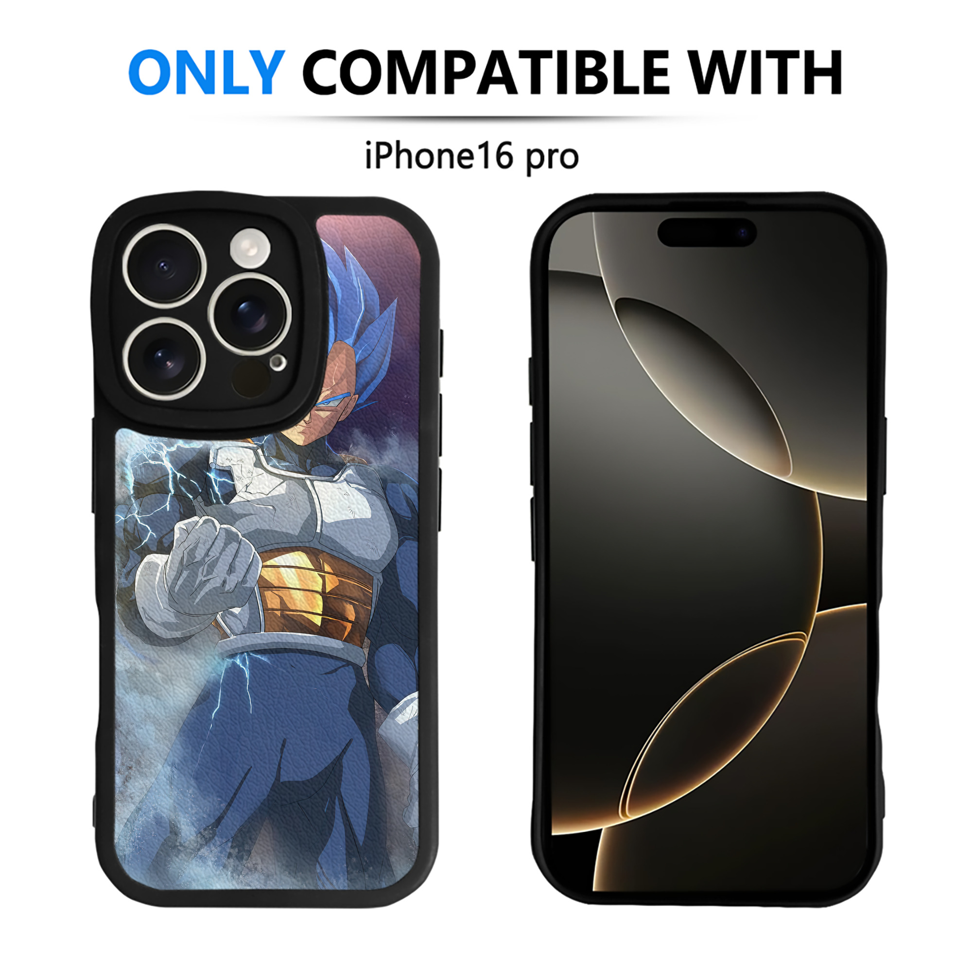 （画像用） ドラゴンボール DRAGON BALL 【iPhone 16シリーズ対応】シリコンスマホケース（レザー調） 材質：シリコン